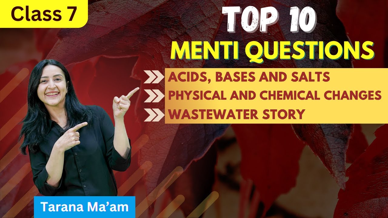 Top 10 Important Questions from Chemistry | Menti Quiz | Science | Class 7
