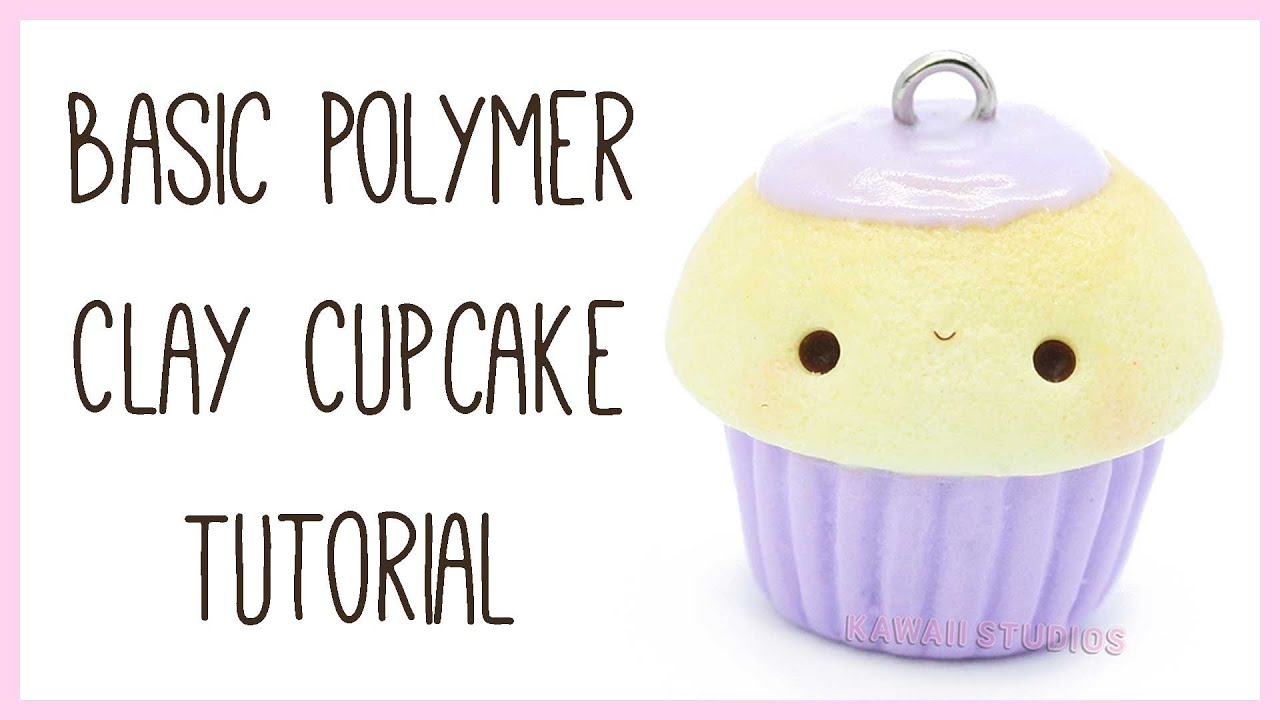 HOW TO Kawaii Polymer Clay Cupcake Tutorial  - DIY Basics