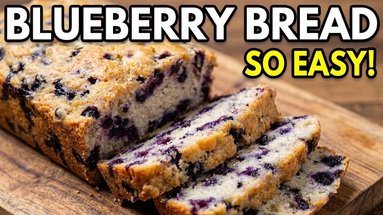 Blueberry Bread | How To Make Blueberry Bread | MOLCS Easy Recipes