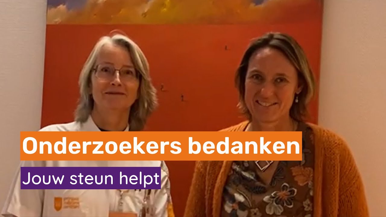 Onderzoekers bedanken