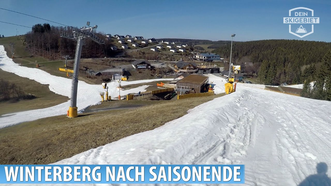 Winterberg: Piste am Poppenberg nach Saisonende