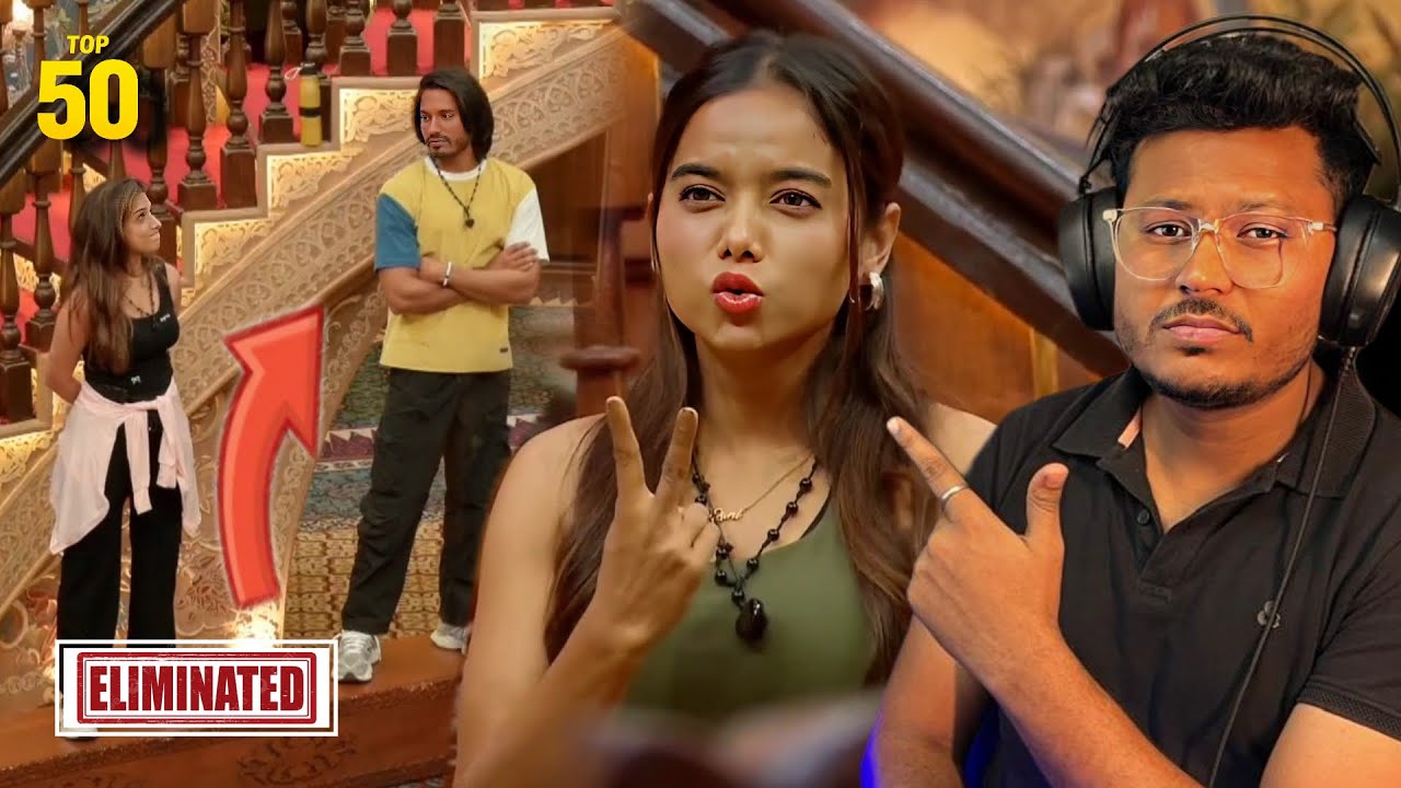 The 50 Shocking Elimination || Manisha Rani || Digvijay || Janvi || unfair Elimination in The 50