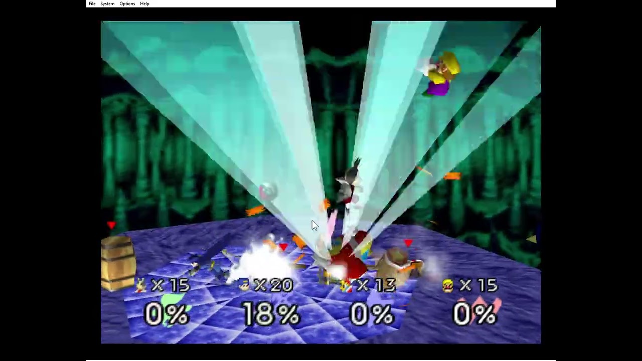 SMASH REMIX 1.4.0 - Peppy vs King Dedede & Marth vs Wario 1v2v1 PokeBall Wars with Pokémon Announcer