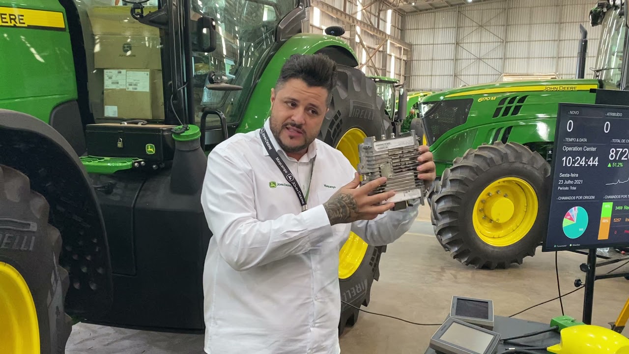 Evolução dos Monitores e Receptores John Deere