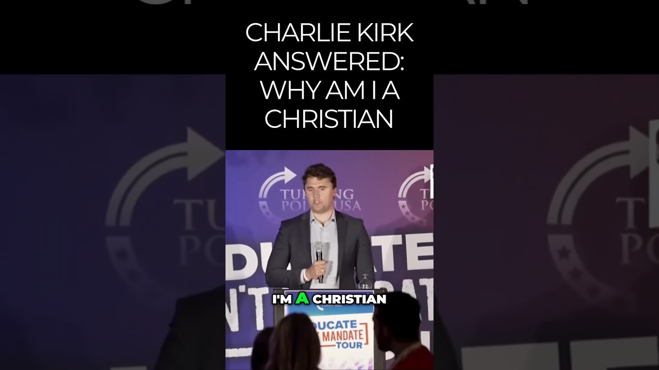 Charlie Kirk Shares The Gospel & Gives His Testimony of Faith. He's With Jesus Now 🕊🙏🏾✝️