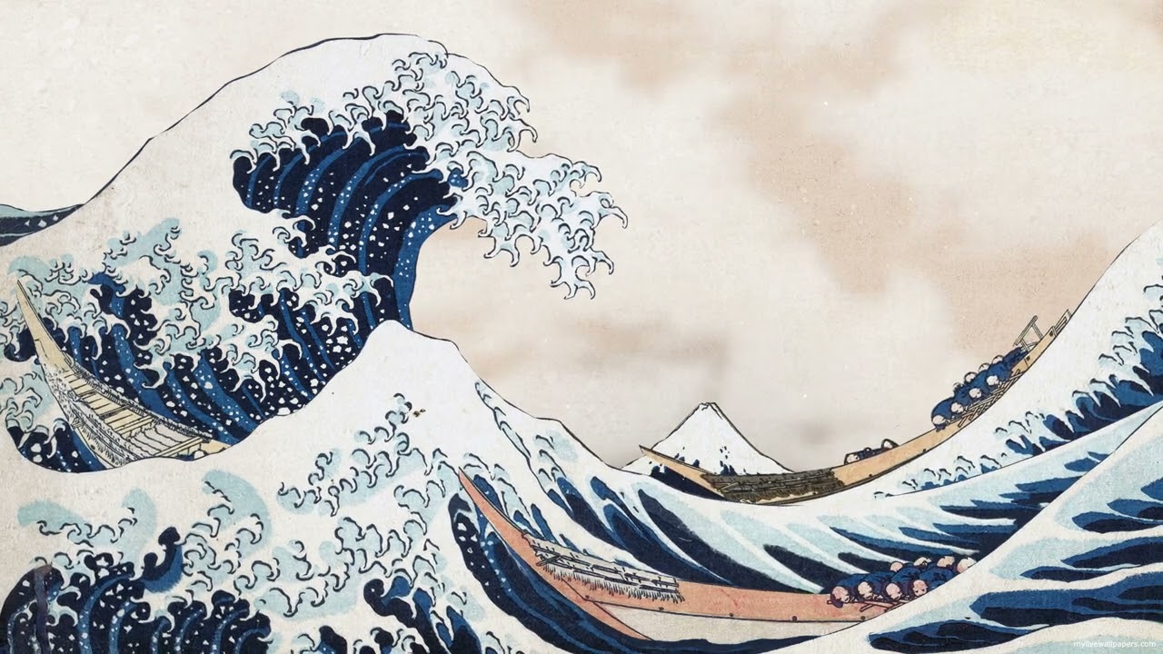 Japanese Waves Live Wallpaper | Japanese Waves 4K