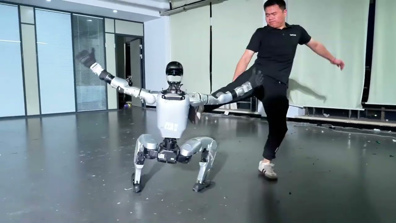 Улучшение Unitree G1 Kungfu | Расширенные боевые навыки гуманоидов