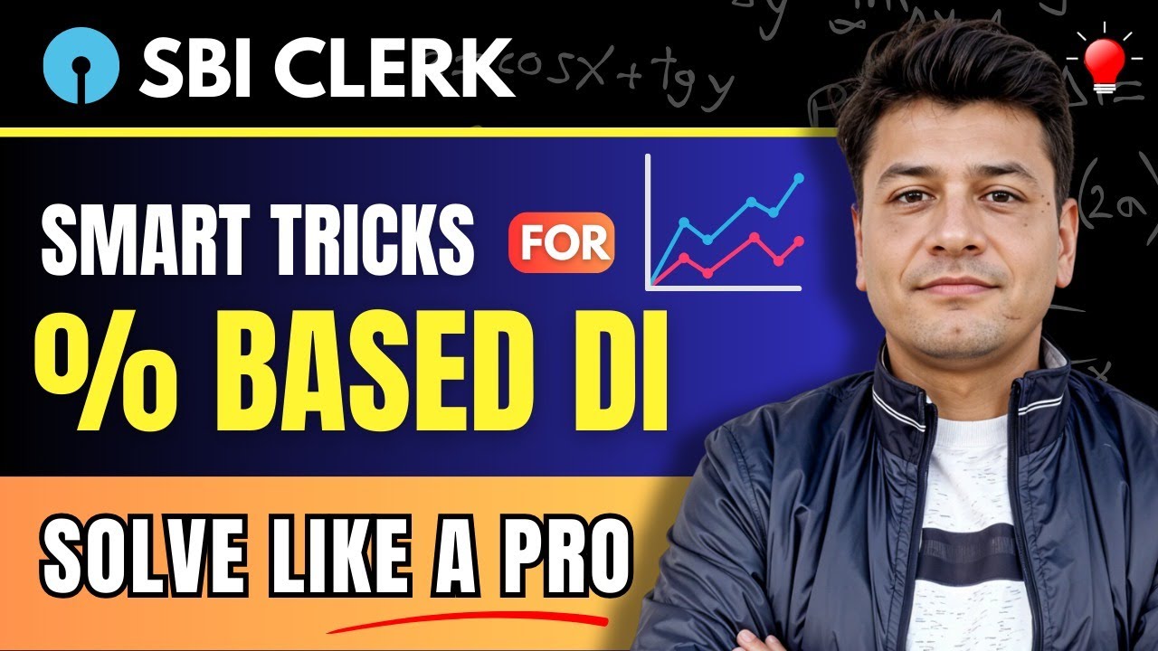 SBI Clerk | Percentage DI: 😱 Unlock Super-Fast Calculation Techniques | Tricks for Maximum Marks