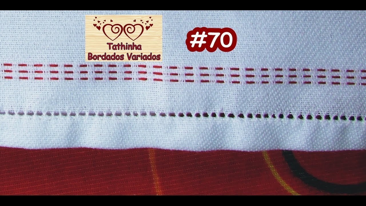 *70* PONTO PARIS OU BAINHA ABERTA - Tathinha Bordados