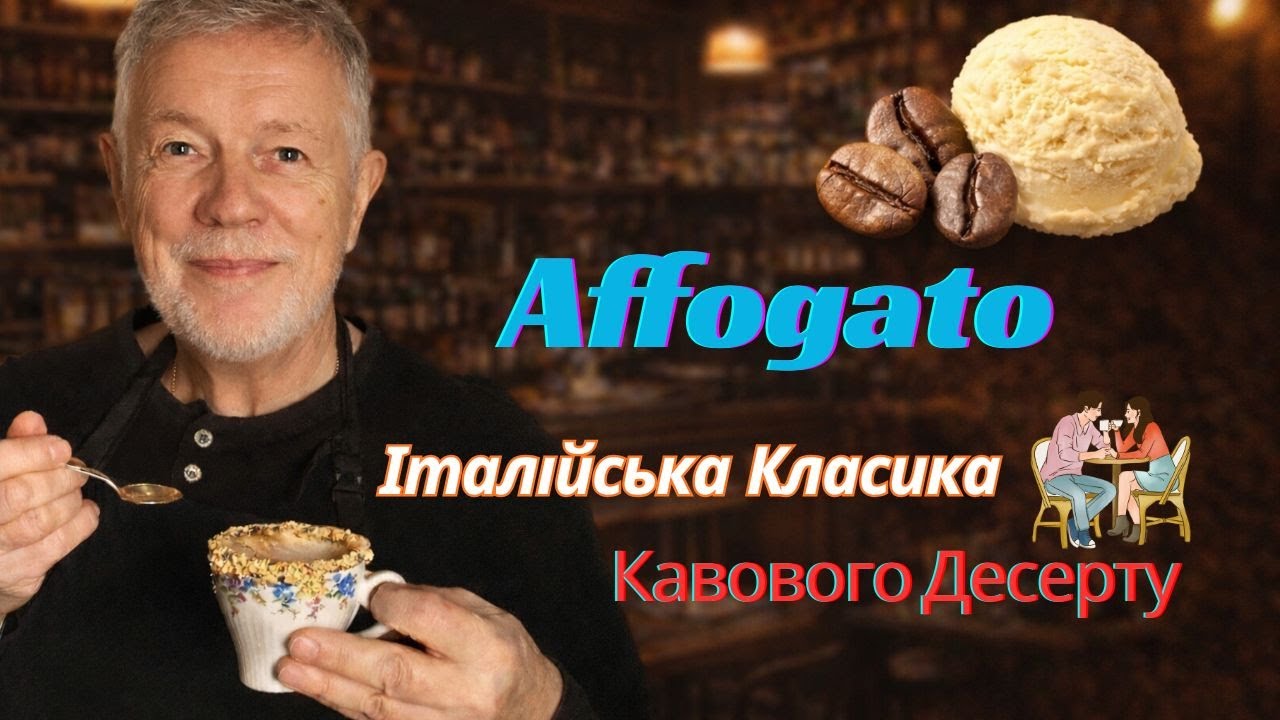 Афогато: італійська кава-десерт, яка тане в еспресо. Coffee Brewing.