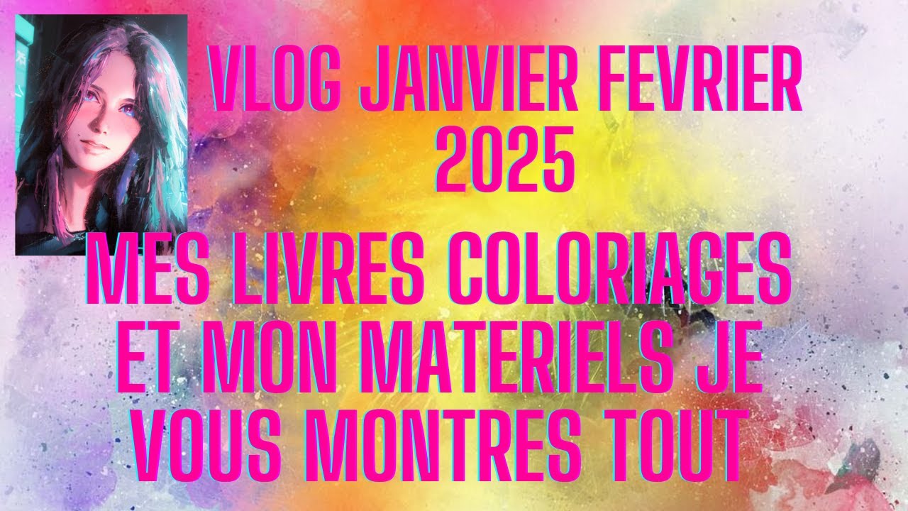 VLOG JANVIER FEVRIER 2025 MES LIVRES ET MON MATERIEL JE VOUS MONTRES TOUT
