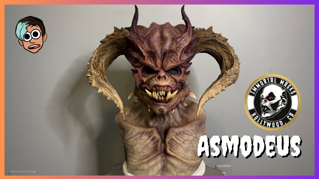 👻Immortal Masks - Asmodeus Review/Try On!🎃