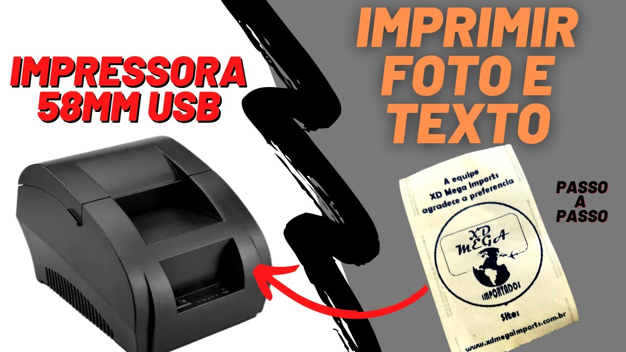 Passo a passo como imprimir texto e foto com impressora 58mm POS58 / Delivery/Lojas /Restaurantes