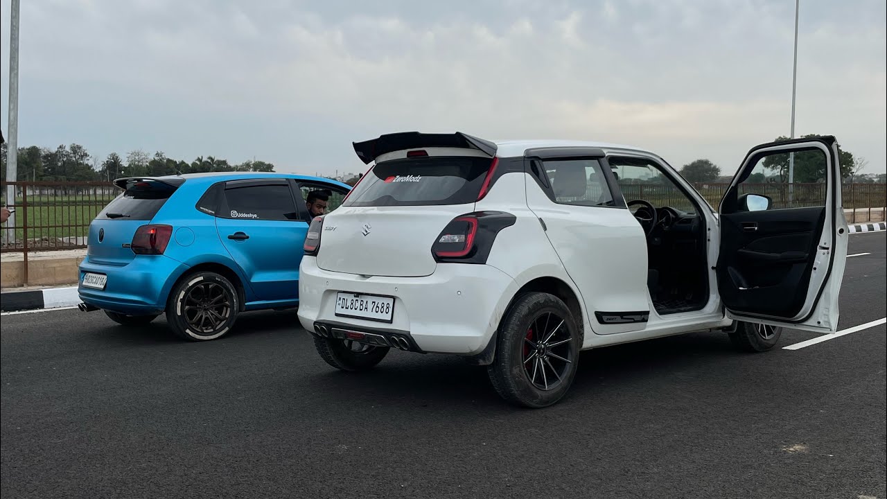 Polo vs Swift || Drag Race || German vs Japanese || Most awaited drag 🥵 कोई कम नहीं है भाई🥶#viral