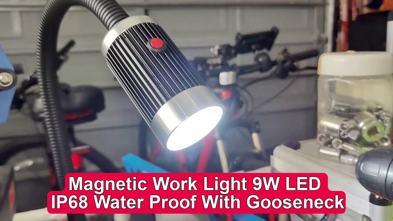 Is This The Best Magnetic Waterproof LED Work Light With Goose Neck? Unboxing & Full Review