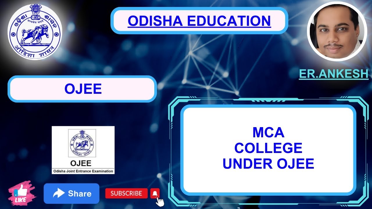 MCA COLLEGE LIST UNDER OJEE#bput #mca #ojee2023