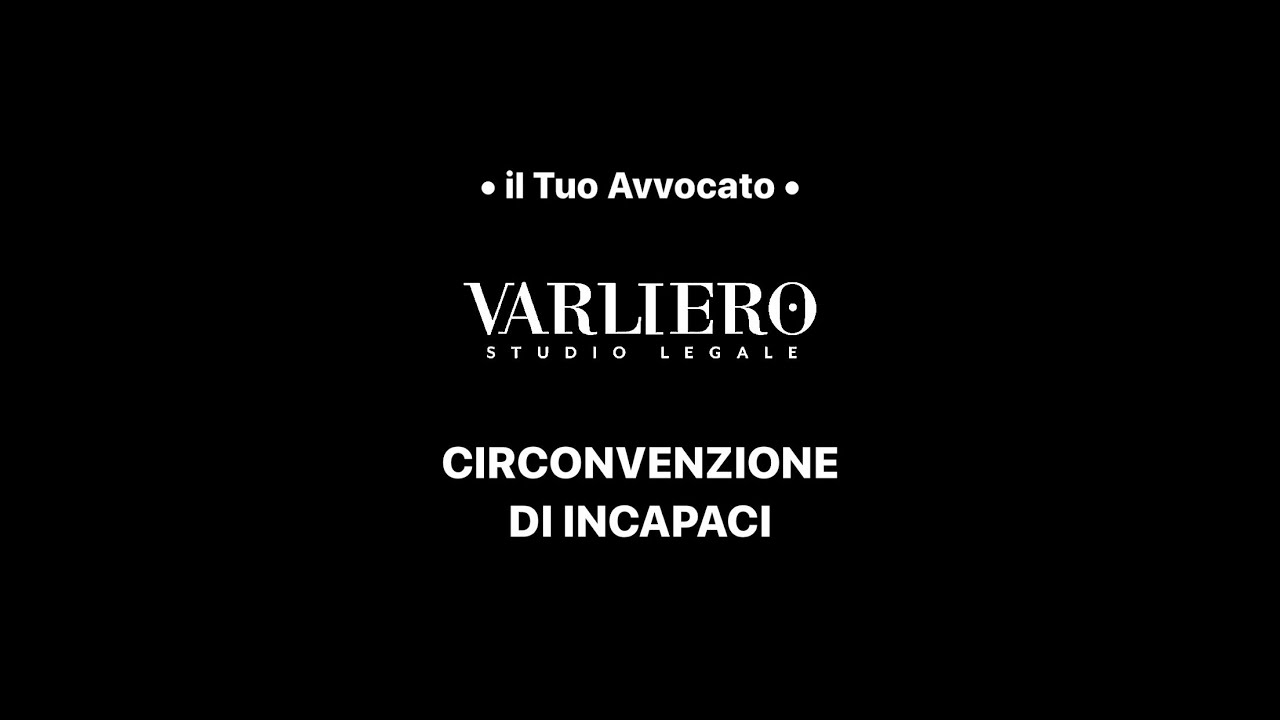 🤪 CIRCONVENZIONE DI INCAPACI 🤪