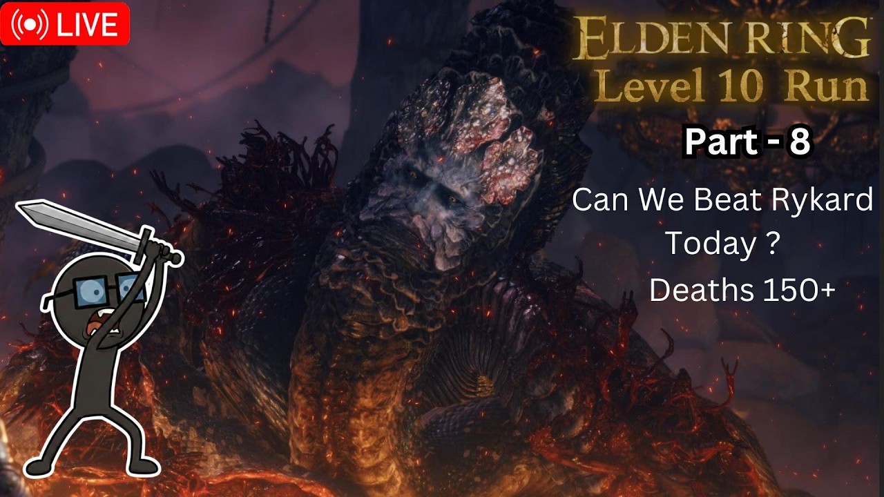 Rykard hardest Boss So Far | EldenRing LvL 10 - Part 8 |  | #eldenring  #english  #hindi