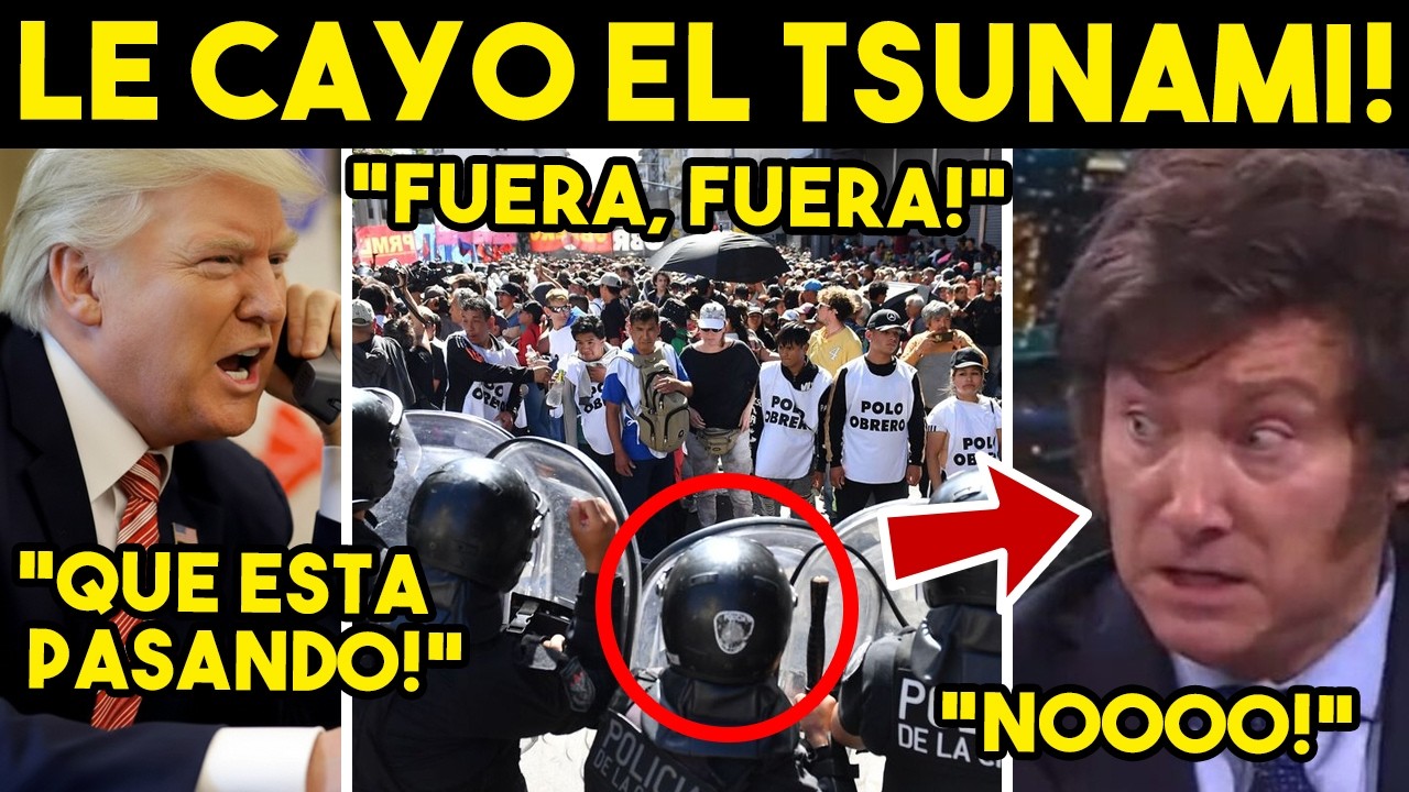 DOMINGAZO! CAE TSUNAMI A MILEI, NO PUEDE MAS. CHINA GANA JUGADA, TRUMP SIN PALABRAS. HOY
