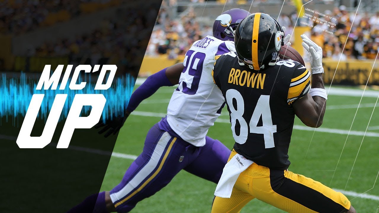 Antonio Brown Mic'd vs. Xavier Rhodes 