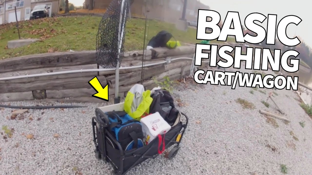 Basic Fishing Cart/Wagon with Rod Holders