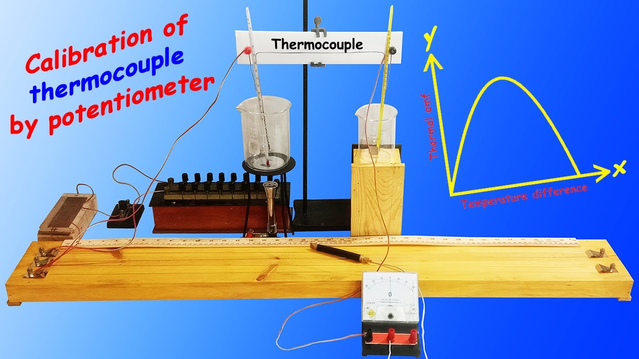 Calibration Of Thermocouple By Potentiometer and Plot Temperature Diagram