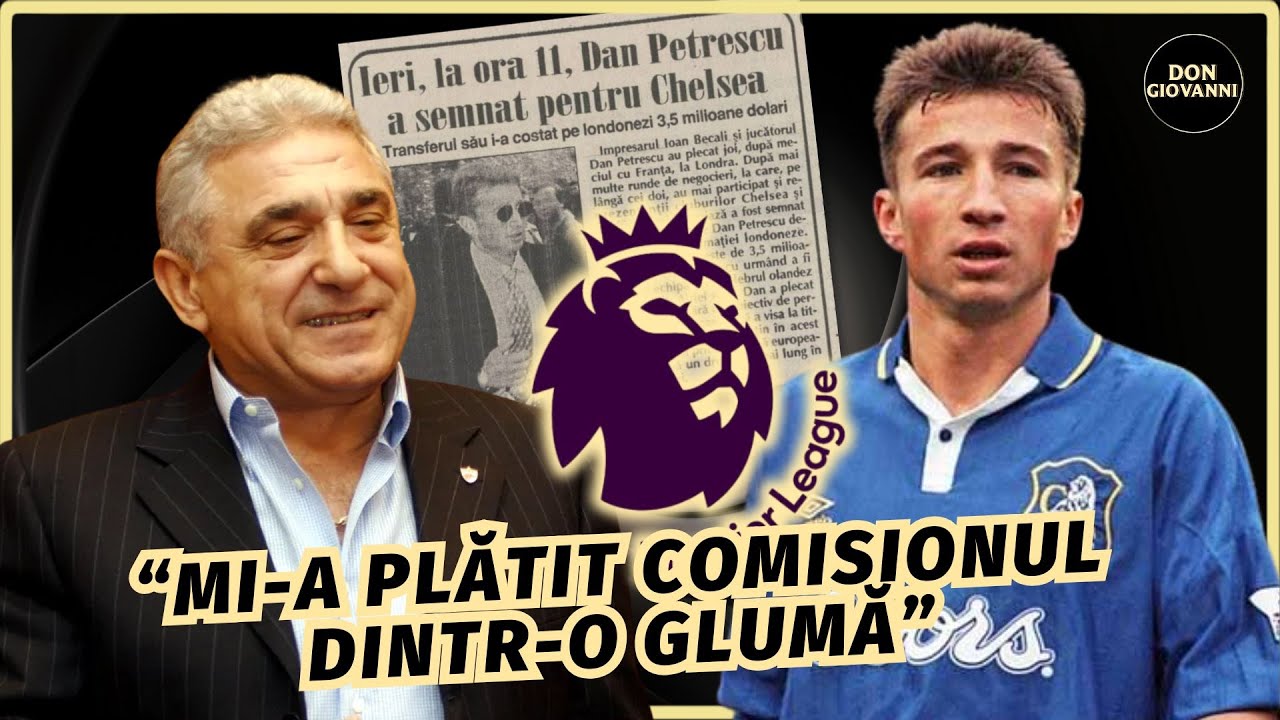 Giovanni Becali, POVESTI SPUMOASE despre CARIERA lui Dan Petrescu in Premier League