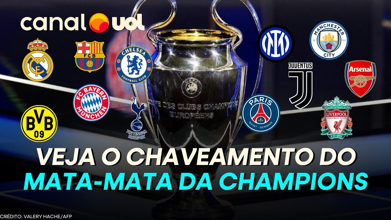 SORTEIO DA CHAMPIONS LEAGUE TEM NOVO REAL MADRID X BENFICA AP&Oacute;S GOL DE GOLEIRO; VEJA MATA-MATA