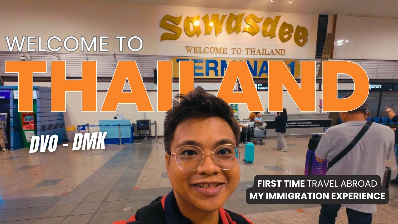 First Time Flying Abroad (DVO to DMK) -  Immigration Experience + Hotel Room Tour in Pattaya