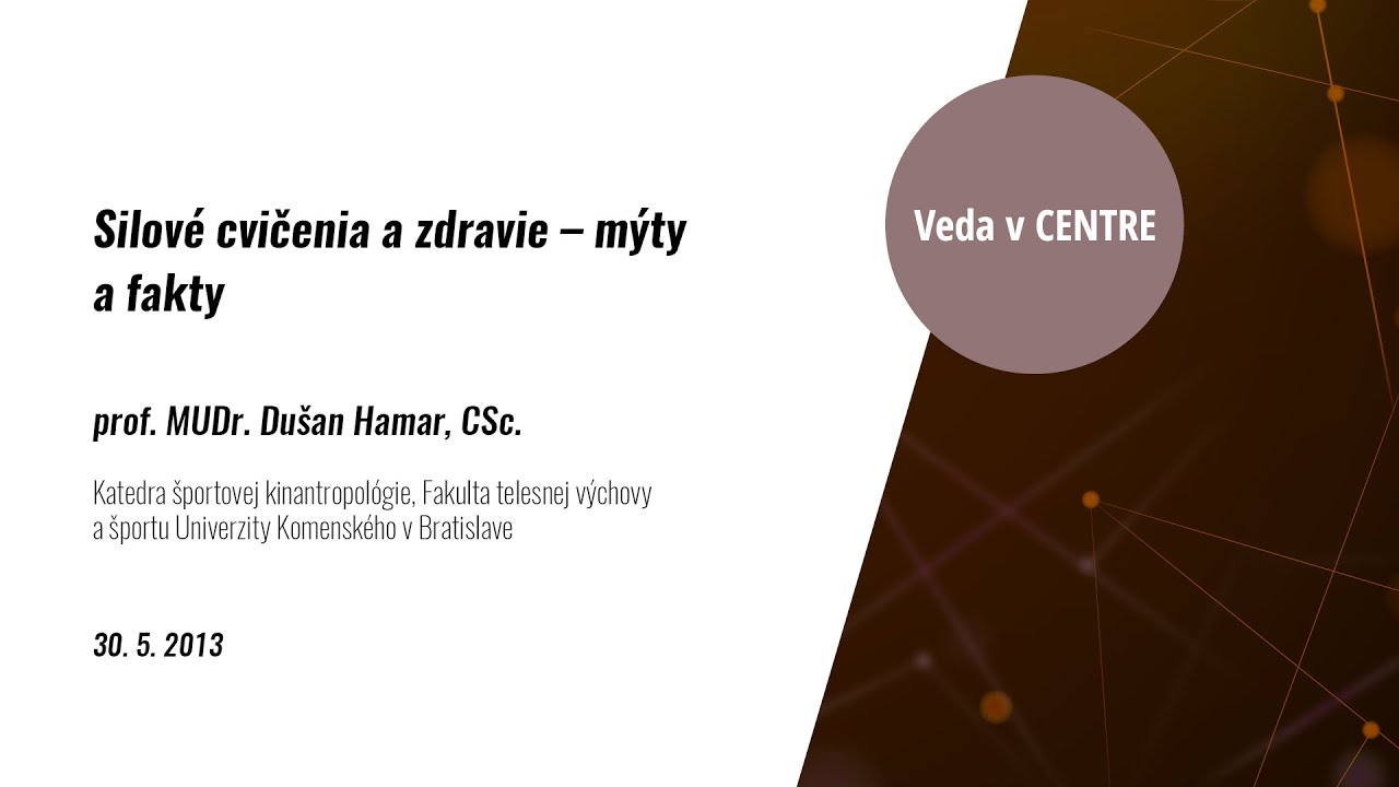 Silové cvičenia a zdravie – mýty a fakty (Dušan Hamar)