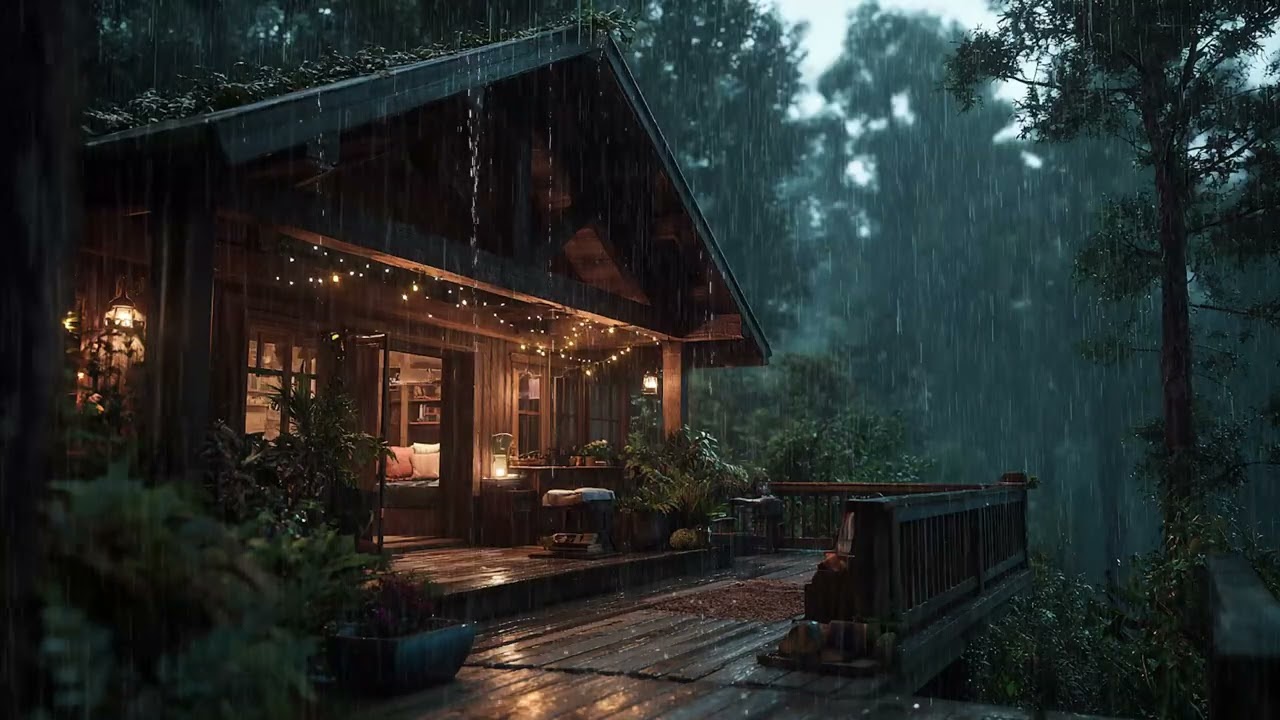 Quiet Rainy Forest Night | Soft Natural Rainfall to Calm the Mind and Support Restful Sleep