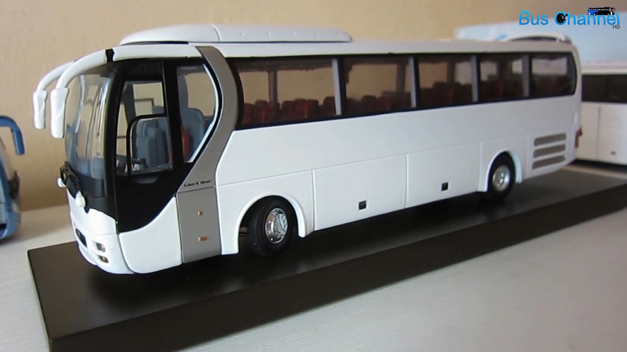 1/43 Ölçek Yutong Man Lion's Star Diecast Model Otobüs Detay Çekimi