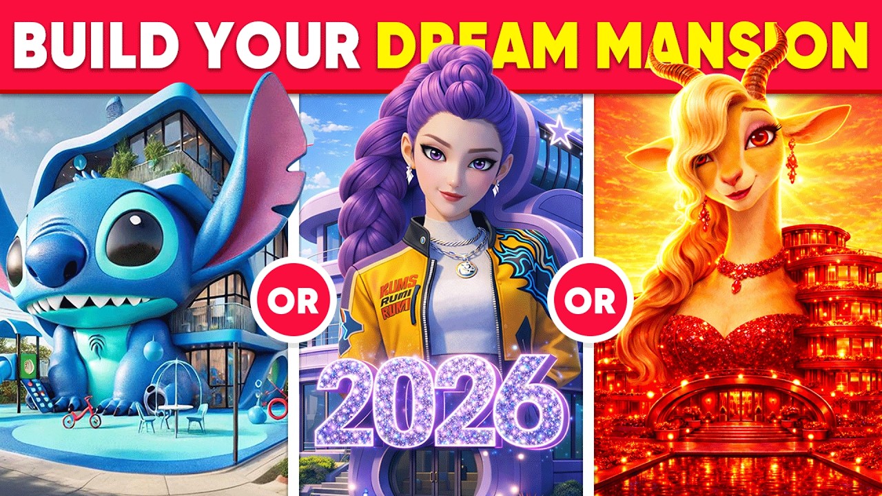 Would You Rather - Build Your 2026 Royal Luxury Mansion 🎉🏰👑✨ Daily Quiz