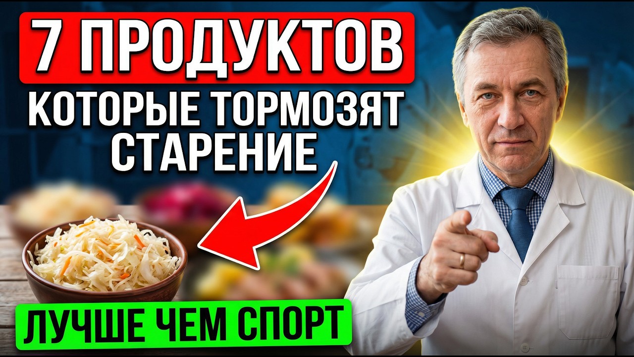 Что в меню у людей, которые в 50 выглядят на 35. Еда, которая уменьшает биологический возраст.