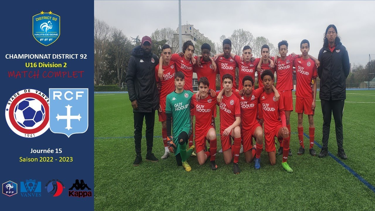 Vanves Stade vs Racing (Cham. U16, Journée 15)