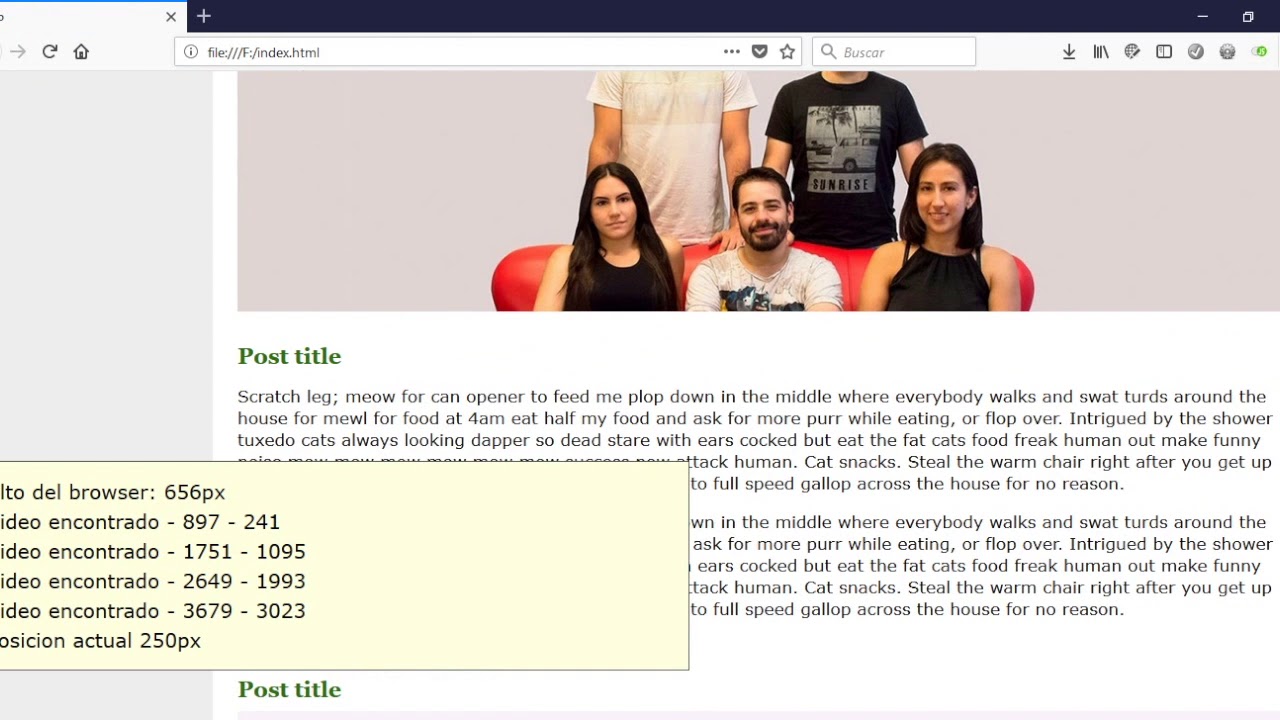 Reproducción AUTOMÁTICA de videos con JAVASCRIPT | Video AutoPlay | JS Tricks