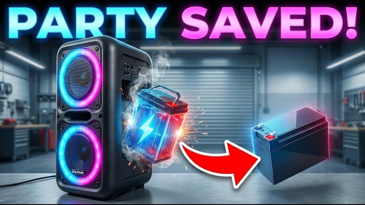 Замена батареи в динамике Party — вот как!