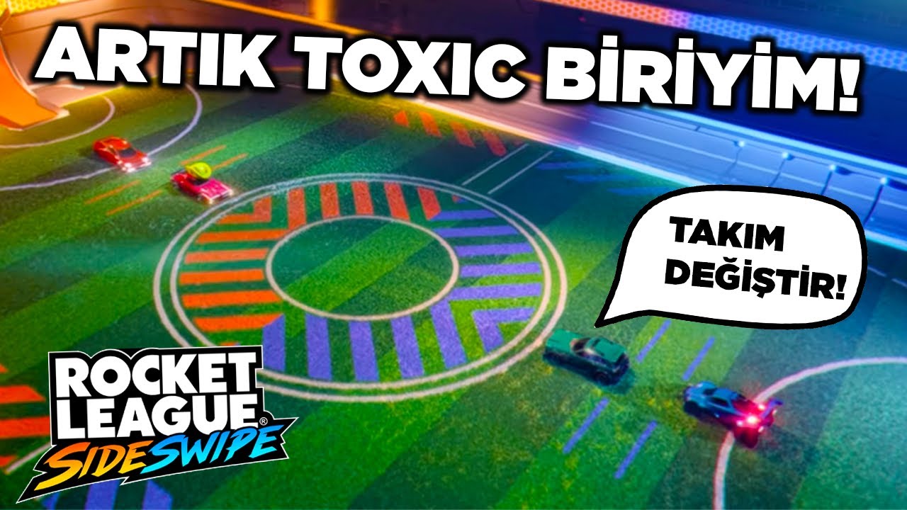 BEN BÖYLE KİŞİLERE SAKİN KALAMIYORUM! RL SIDESWIPE 2V2 OYNANIŞ! (Rocket League Sideswipe Türkçe)