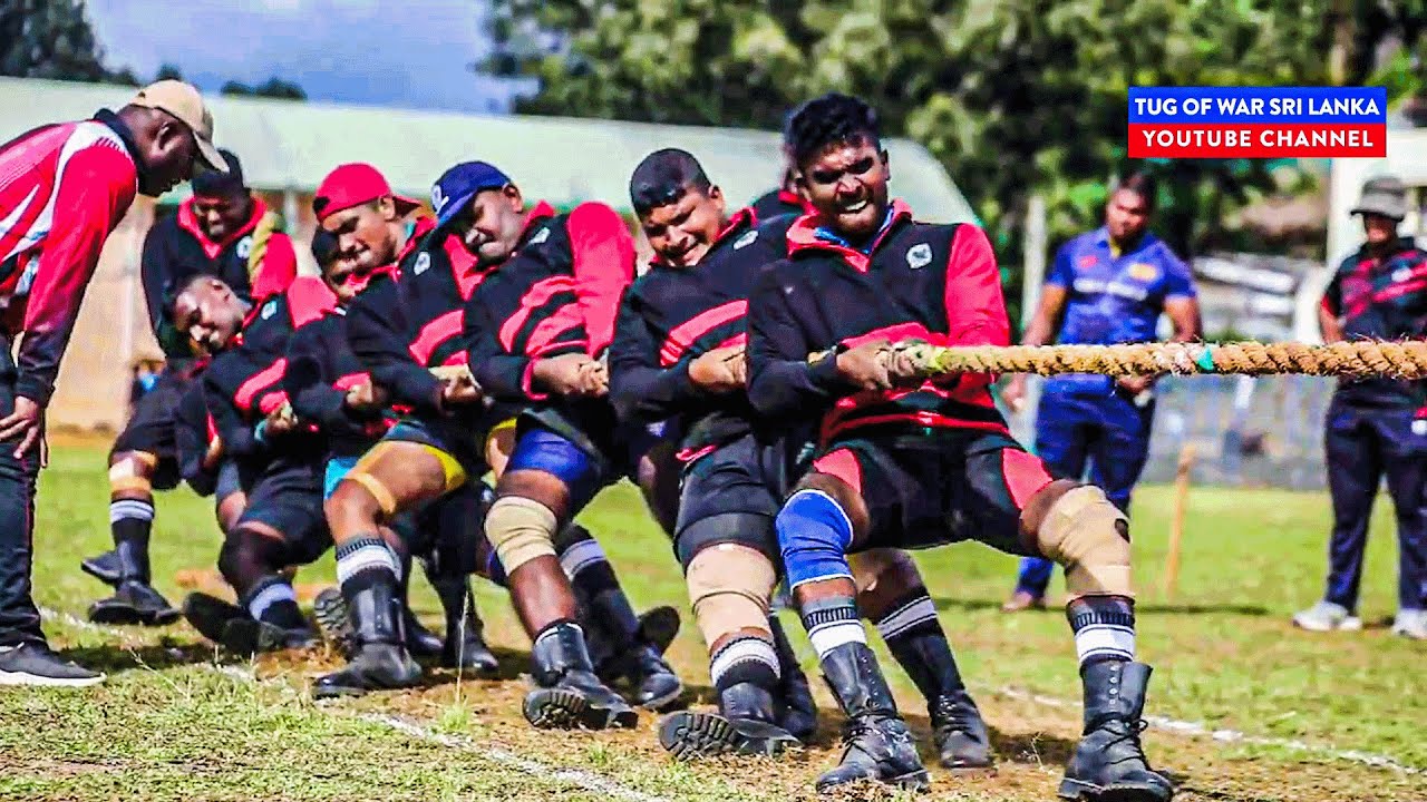 Ganemulla vs Sri Lanka Police 640 kg | Tug of war Sri Lanka
