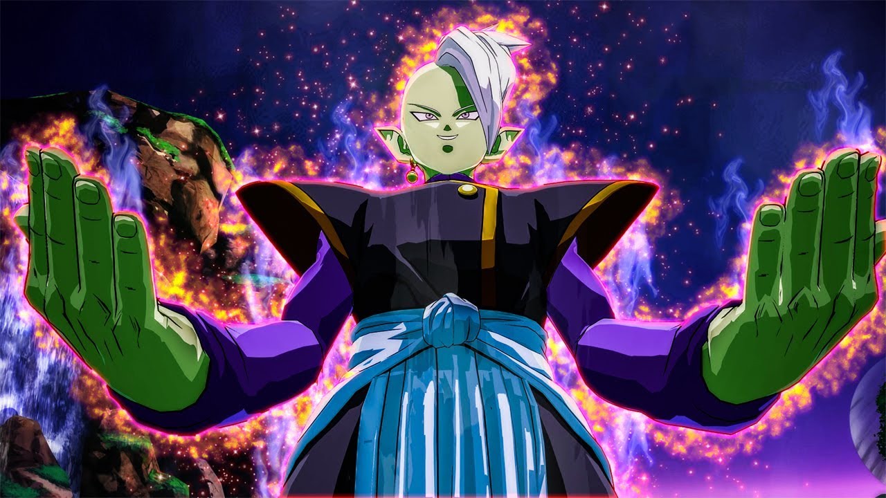 Kaioshin Zamasu(Unfused) Dramatic Finishes and Gameplay | Dragon Ball FighterZ Mods