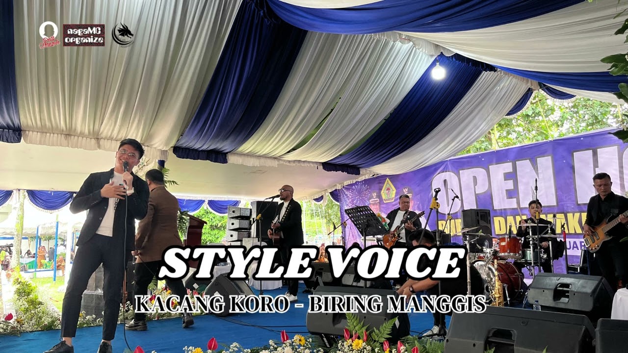 KACANG KORO | BIRING MANGGIS - STYLE VOICE Live at Open House & Wakil Bupati Samosir