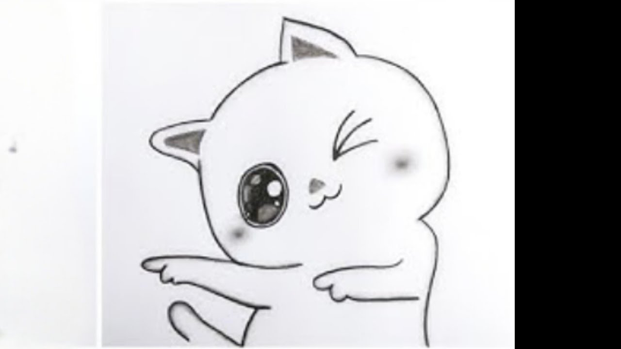 How to make a Beautiful Cat 🐈 drawing pencil stekck for beginners❤️#stepbystep #viralvideo Easy arts