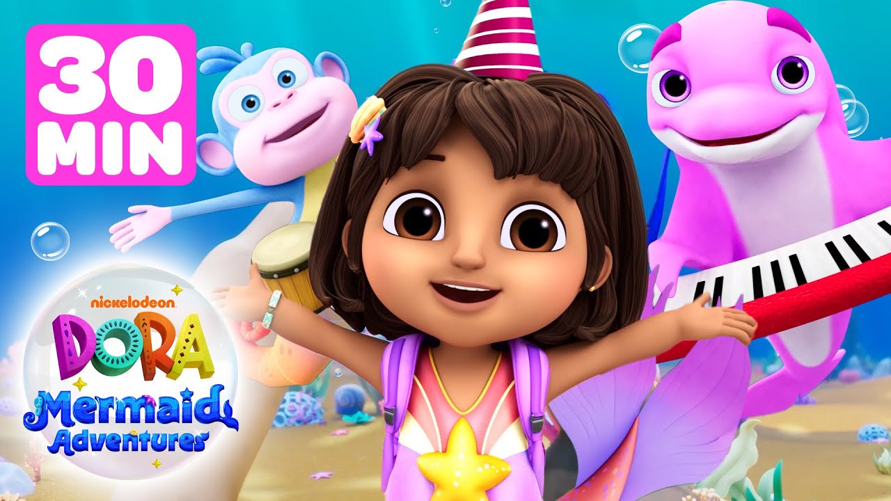 Dora and Boots Go on Magical Mermaid Adventures! 🧜‍♀️ 30 Minutes | Dora & Friends