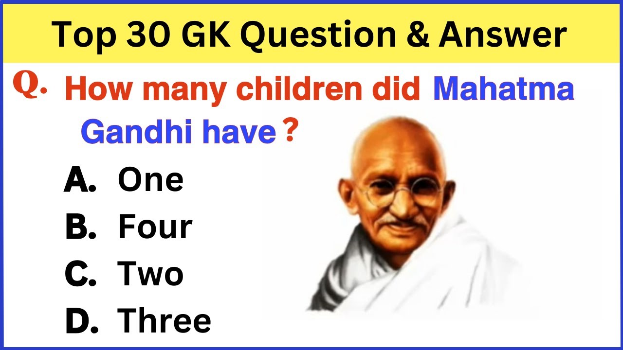 Top 30 INDIA Gk Question and Answer | Best Gk Questions and Answers | Gk Quiz | Gk Question