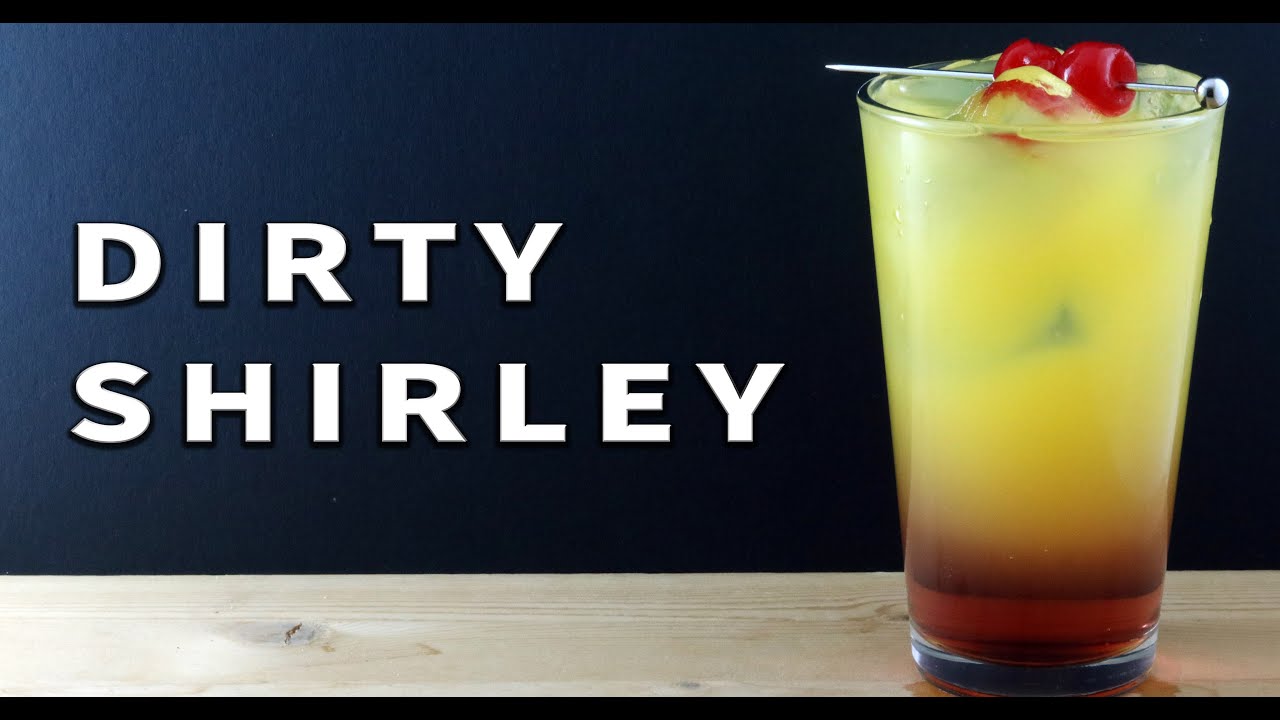 How To Make The Dirty Shirley and Some Shirley Temple History!