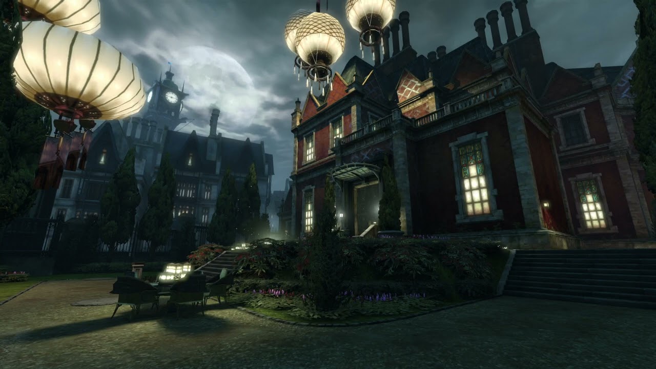 Dishonored Ambience | Boyle Mansion Garden | Ambient Music for Work, Study & Sleep | ASMR | 1440p