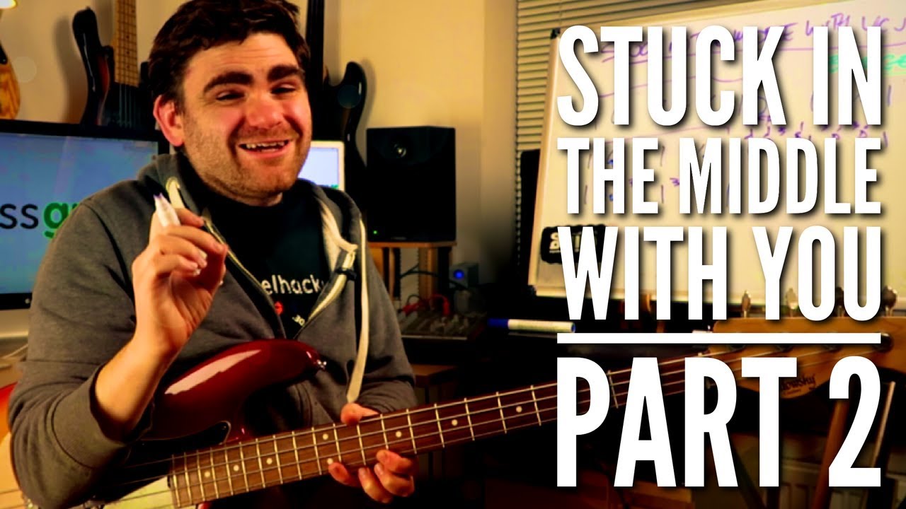 Bass Guitar Lesson - Stuck In The Middle With You [Part 2]