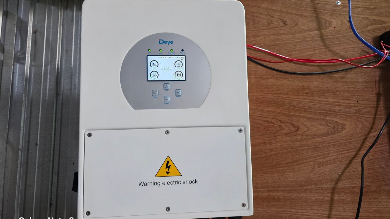 Biến tần deye 6kw bản cũ test so sánh với bản mới( video 01)