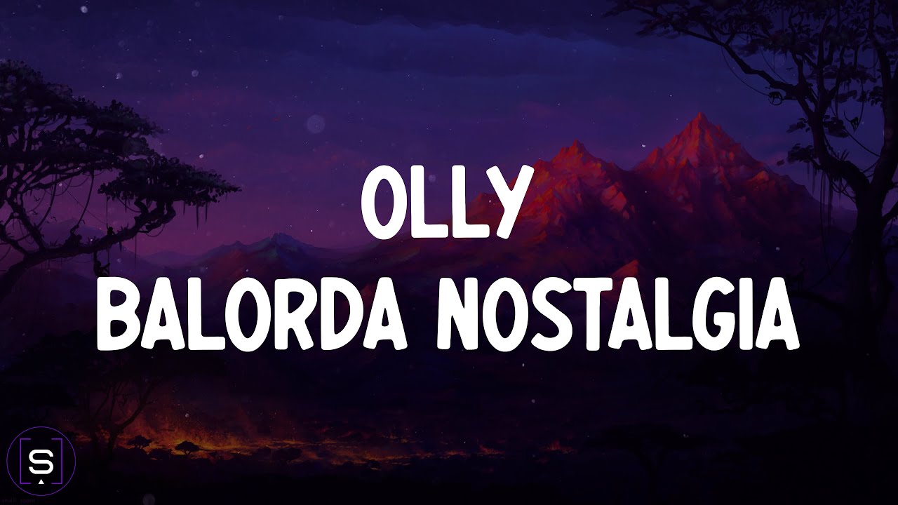 Olly - Balorda nostalgia (Testo 4K / Lyrics Video 4K) - Sanremo 2025