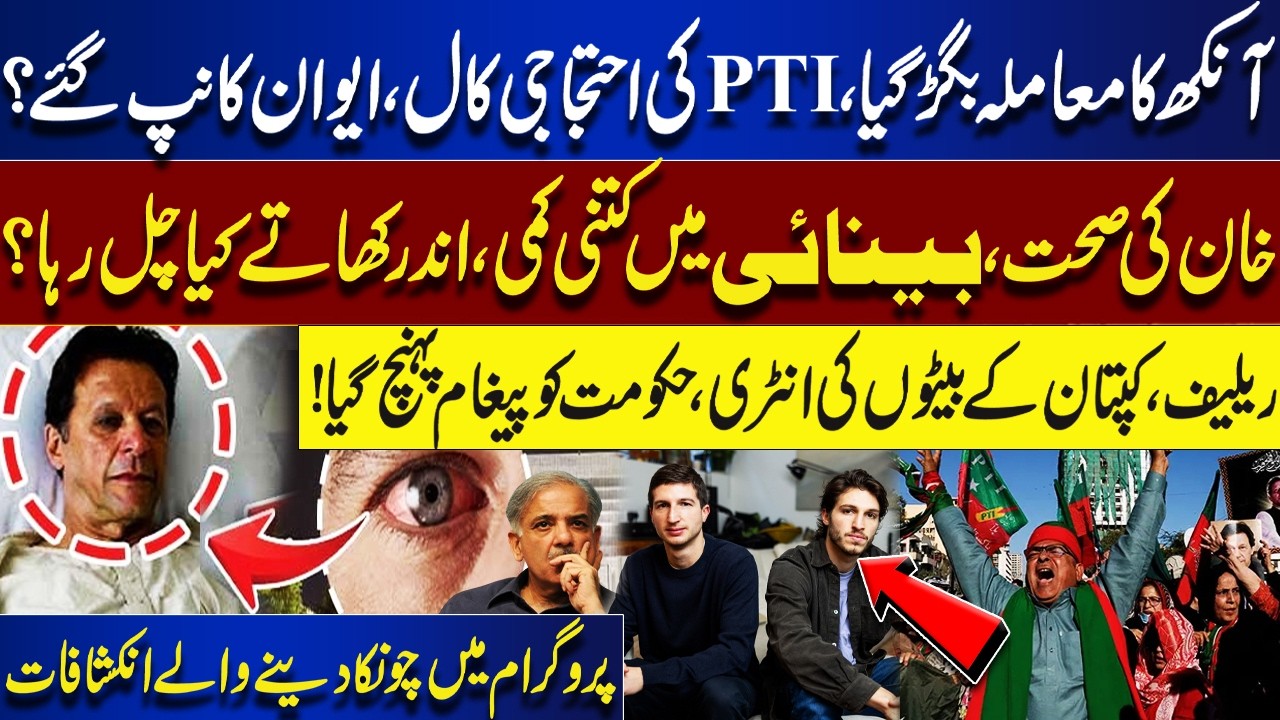 Imran Khan Eye Issue Got Serious: PTI Protest Call | Big Order of the Supreme Court | Nuqta Nazar